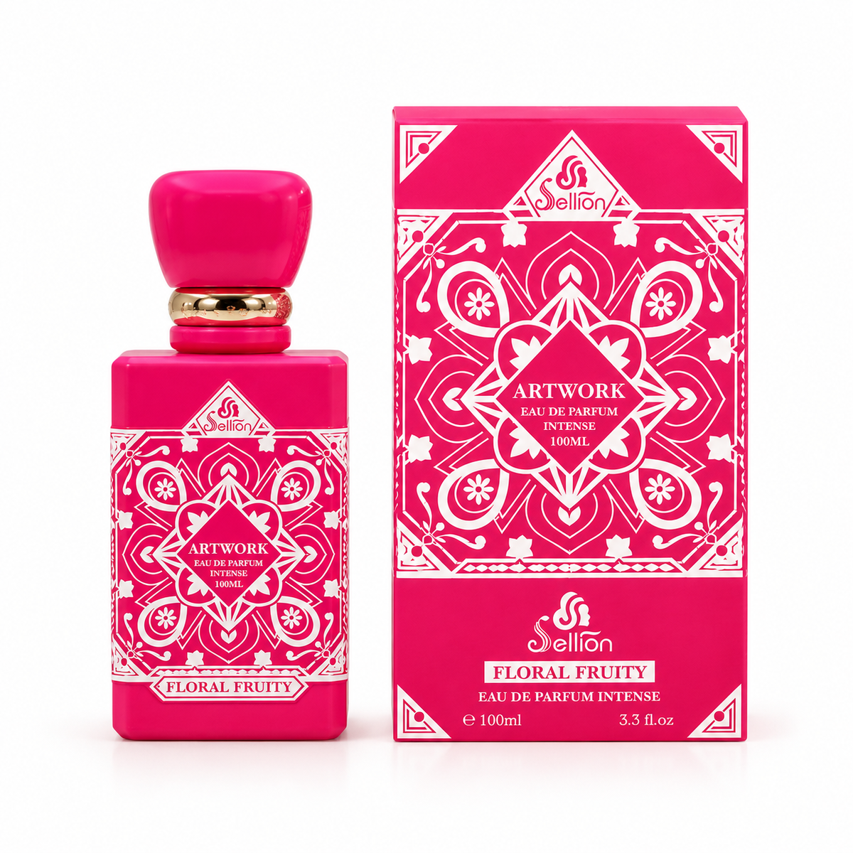 Artwork Floral Fruity - fondo blanco