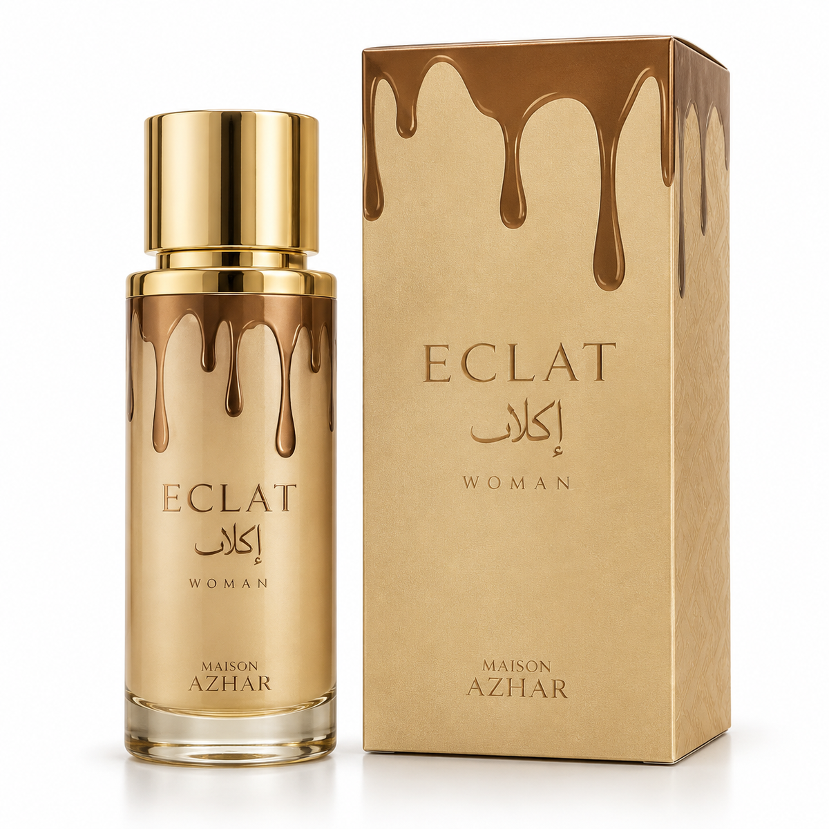 Perfume Eclat Maison Azhar - fondo blanco