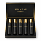 Set 5 Perfumes Khamrah - fondo blanco